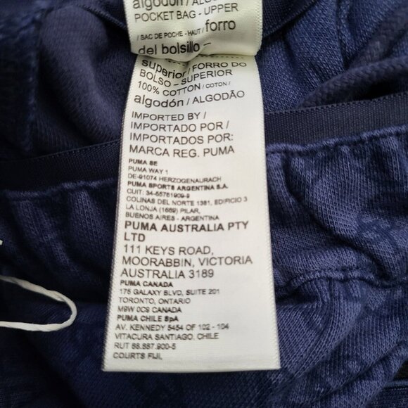 Puma X Dapper Dan Pants Mens Navy  Casual Athletic Pants  539804 06 MSRP $200 - Picture 5 of 7